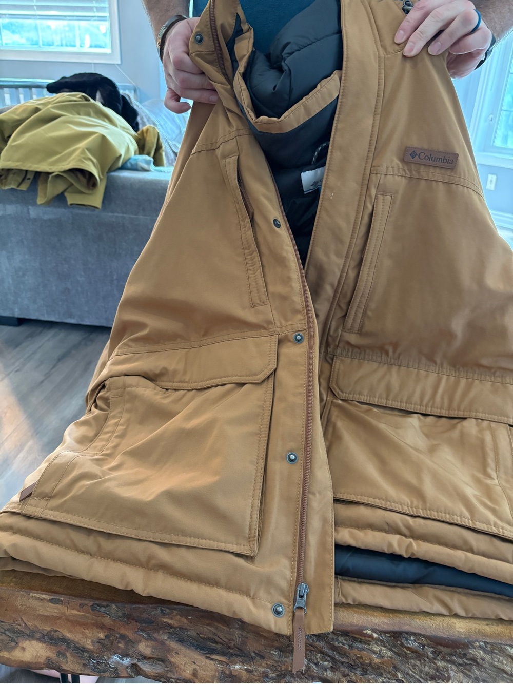 Columbia Men’s Carhartt Tan-Like Puffer Vest Jacket